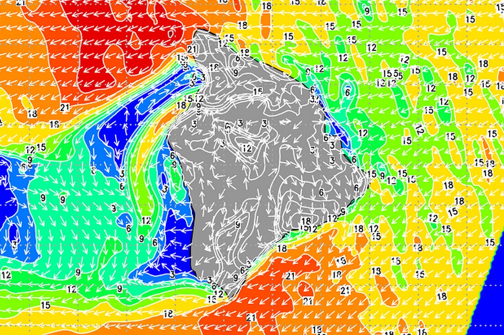 Wind Chart Map